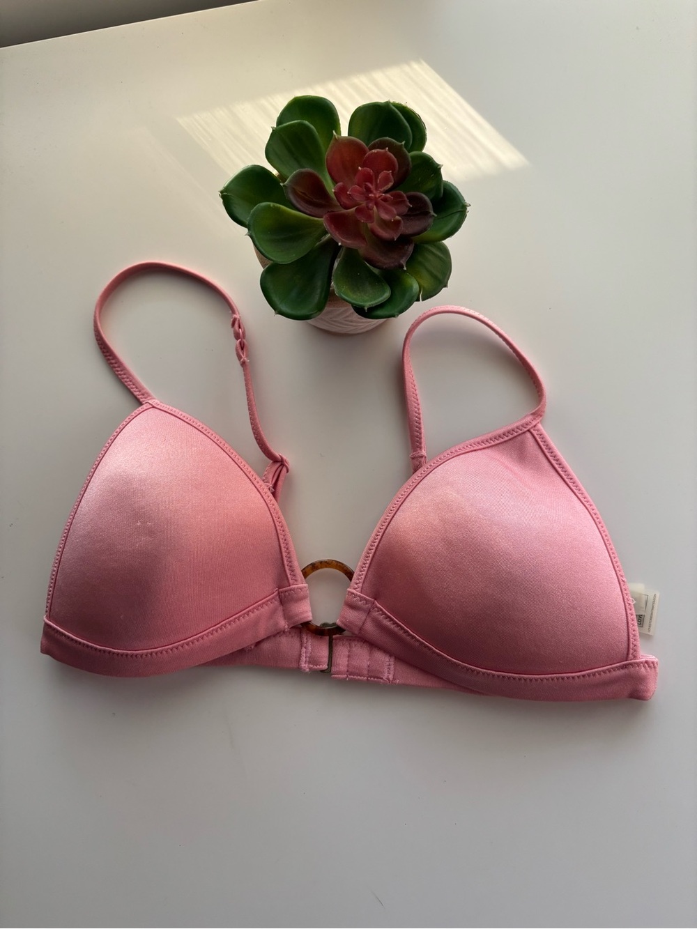 Love Stories Swimclub Pink Bikini Top 32 A/B
